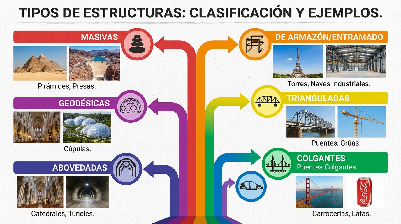 Infografía educativa apaisada 169 sobre tipos de